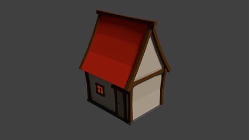 Low Poly house preview image